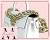 V Medusa Tote WhiteGLD