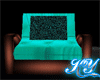 [KY] Blue Single Sofa