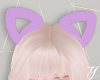 Y| Fuzzy Cat Ears Purple