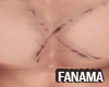 FA | LF chest tattoo