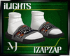 [iL] SLIPPERS WHITE SOCK