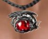 Ruby Dragon Necklace/M