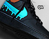 [S] Black Dripping Shoe