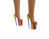 sexy rainbow shoes