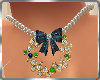 X-mas necklaces Blue Bow