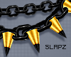 !!S Spike Choker Orange