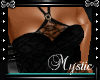 Black Long Lace Top