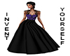 ML! Black n Purple Gown