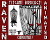 VINTGE CARDINAL BIRDCAGE