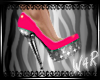 W|PINK LV HEELS