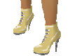 Gold Ankle Boots