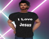 I Love Jesus Tshirt men