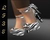 Bow Shoes Zebra 1