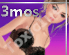 [T] 3 Mos Black Lingerie