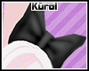 Ku~ Hair bow black