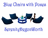 Seating with Poses Blue