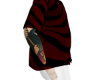 striped open shirt