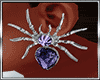 spider diamond earrings