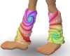 [GEX] Rainbow rave socks