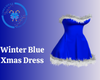 Winter Blue Xmas Dress