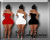 delilah red club dress