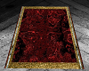 Red Gold Silver Rug