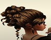 Brown Carmel Updo