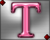 Pink Letter T