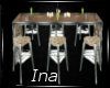 {Ina} BH Cafe/Bar Table