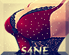 S` DARK RED CORSET
