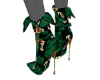 CC XO Satin Heel Boots