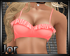 *JK* Ruffle Bra Pink