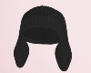 Black Knit Bunny Hat