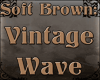 Soft Brown Vintage Wave