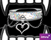 Heart White Holo Choker