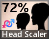 Head Scaler 72% F A