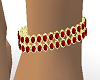 Anklet Gold and Ruby