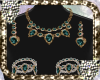 Teal Green Jewelry Set