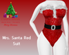 Mrs. Santa Red Suit