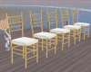 T. Gold Wedding Chairs L