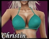 !CR! Teal Bikini Sarong