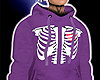 hood skeleton purple