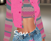 Jacket/Shorts-Pink