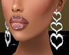 3 Hearts Earrings