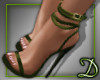[D] Strappy Green Heels