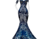 glam blue dress