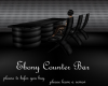 Ebony Counter Bar