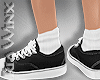 Black Sneakers + Socks