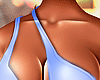 Blue Neckline Dress