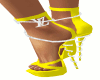 yellow diamond shoes